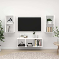 Elmira 3 Piece TV Cabinet Set Engineered Wood