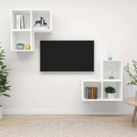 Versailles 4 Piece TV Cabinet Set Engineered Wood