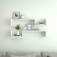 Wall Shelves 2 pcs 100x15x20 cm Engineered Wood