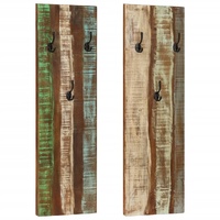 Wall-mounted Coat Racks 2 pcs Solid
