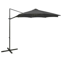 LED Rotating Cantilever Patio Parasol