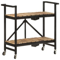 Kitchen Trolley 87 by 36 by 81 cm Solid