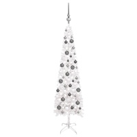 Slim Christmas Tree with LEDs&Ball Set