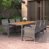 Enveril Timber-Top Patio Dining Set