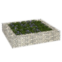 Gabion Raised Bed Galvanised Steel Gabion Garden Beds