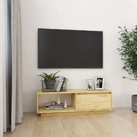 Daruka TV Cabinet 110x30x33.5 cm Solid Pinewood