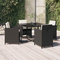 Somuli Cushioned Rattan Dining Set