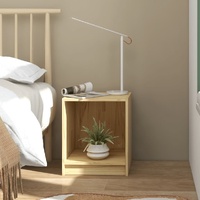 Hoover Bedside Cabinet 35.5x33.5x41.5 cm Solid Pinewood