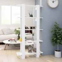 Cicero Book Cabinet Room Divider 80 by 30 by 160 cm Engineered Wood