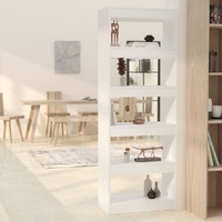 Portlethen Book Cabinet Room Divider 60 by 30 by 166 cm Engineered Wood