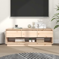 Glenroy TV Cabinet 110.5x34x40 cm Solid Wood Pine