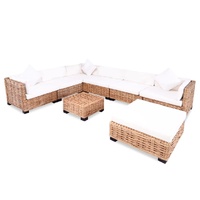 Sofa Set Natural Rattan