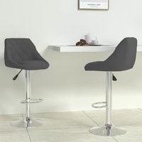 Korvani Velvet Swivel Bar Stools