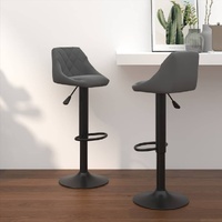 Malvuno Adjustable Velvet Bar Stools