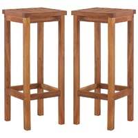 Bar Chairs Solid Acacia Wood