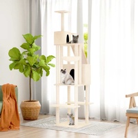 Cat Tree with Sisal Scratching Posts 201 cm