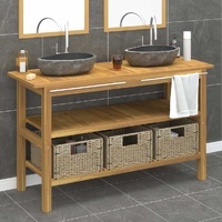 Lenvaris Double-Basin Vanity Cabinet