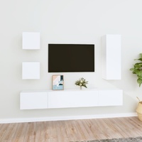 Edgemere 5 Piece TV Cabinet Set Engineered Wood