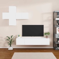Haddon 7 Piece TV Cabinet Set Engineered Wood