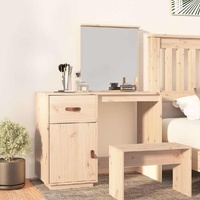 Bilvosa Mirrored Pine Dressing Table