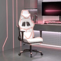 Gaming Chair with Footrest Faux Leather