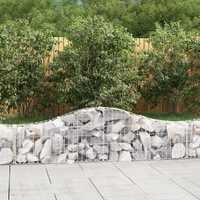 Arched Gabion Basket Galvanised Iron Gabion Garden Beds Range 2