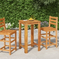 Garden Bar Table Solid Wood Acacia
