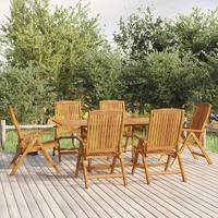 Garden Dining Set Solid Wood Teak