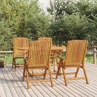 Reclining Garden Chairs Solid Wood Teak