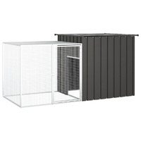 Rabbit Cage 200 by 91 by 100 cm Galvanised Steel