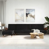 Gerlanis L-Shaped Sofa Bed with USB Table