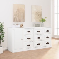 Sideboards 3 pcs Engineered Wood