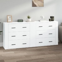 Sideboards 2 pcs Engineered Wood