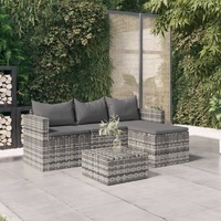 Ramivo Footstool Garden Sofa Set