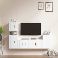 5 Piece TV Cabinet Set Engineered Wood