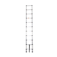  Telescopic Ladder Slow Down Silver 3.2 Meter