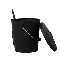  Ash Bucket Bin BBQ Fireplace