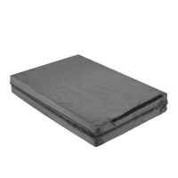  Pet Bed Foldable Dog Puppy Beds Grey Large
