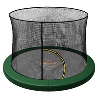 Kahuna 16ft Trampoline Pad and Net - Green