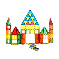  Kids Magnetic Tiles Blocks Building