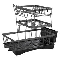 Toque Dish Drying Rack Plate Drainer Cup Holder