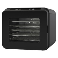 Spector 6 Trays Food Dehydrator Fruit Dehydrators Black