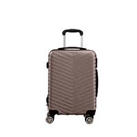 20" Carry On Travel Luggage Coffee 20 inch