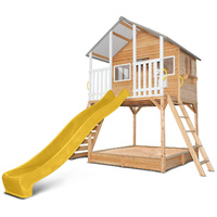 Lifespan Kids Winchester Cubby House (Elevated 1.45m) with 3.0m Slide (Yellow)