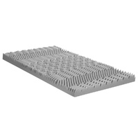 Giselle Bedding 8cm Memory Foam Mattress Topper 7-Zone Graphite King Single