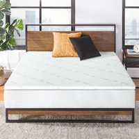 Memory Foam Mattress Topper Cool Gel Bed Mat Bamboo 10cm King