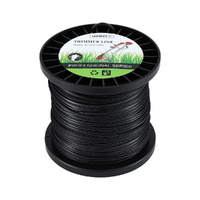 Giantz 100M Whipper Snipper Trimmer Line 2.4mm Star Nylon String Cord Black