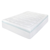 Dreamz Gel Memory Foam Mattress Topper 8cm Double Size