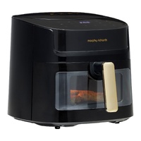 Morphy Richards 6.5L Digital Air Fryer MRAF72BK w/LED Touch Control Panel 8 Preset Cooking Programs Non Stick Drawer