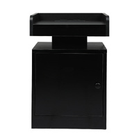 Levede Bedside Table USB Charger Outlet RGB Black